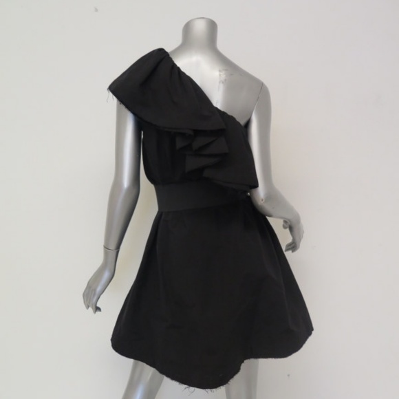Lanvin for H&M Dress Black Cotton Size US 6 - Picture 5 of 8